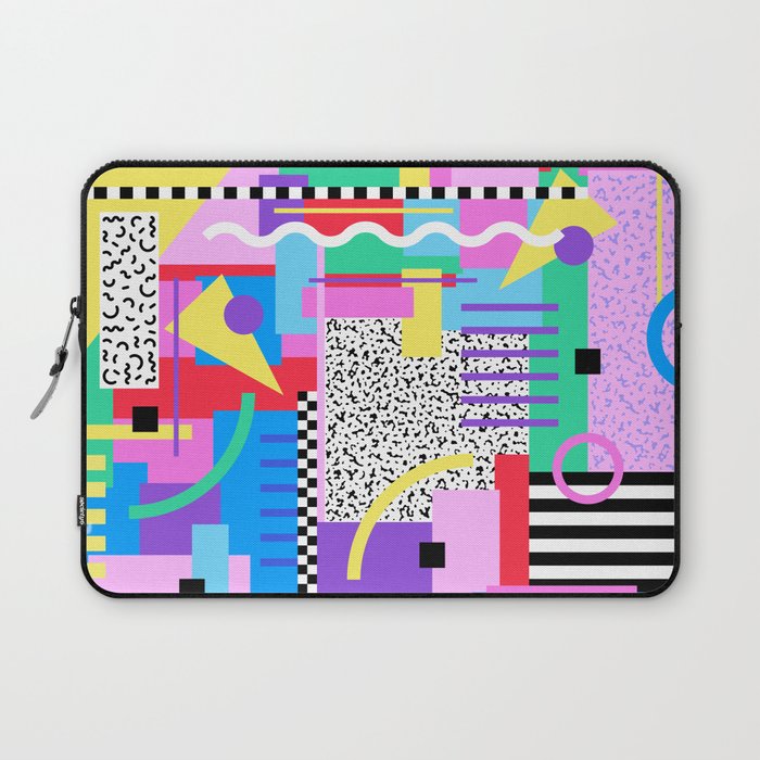 Memphis pattern 131 - 80s / 90s Retro Laptop Sleeve Gallery Image 1