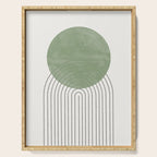Green Sun Positive Vibe  Serving Tray Gallery Image 1