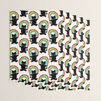 Rainbow cat Wrapping Paper Gallery Image 3