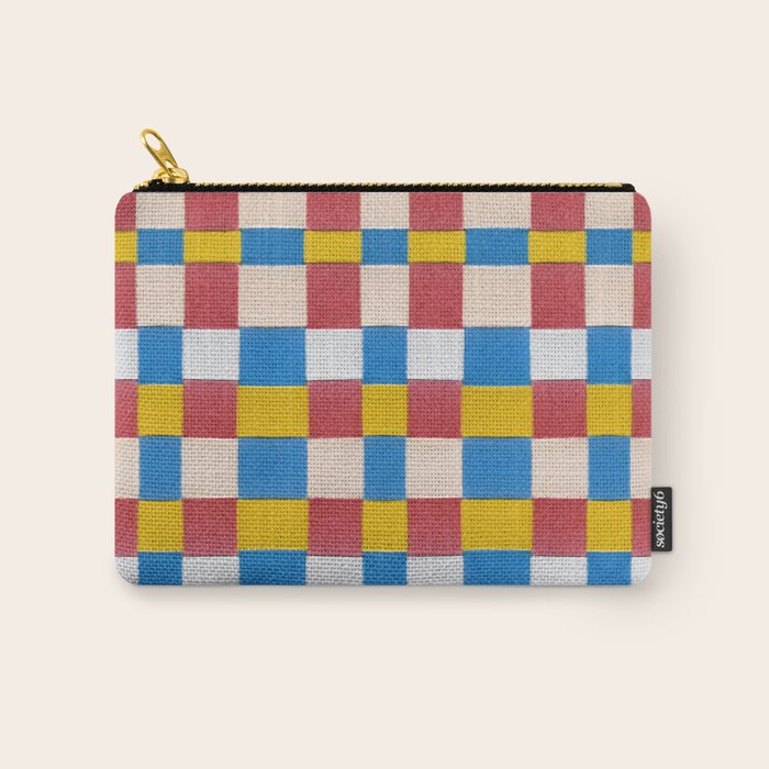 Paper Weaving Pattern #2 Carry All Pouch Gallery Image 1