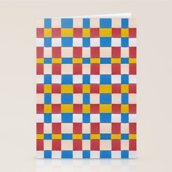 Paper Weaving Pattern #2 Stationery Card Gallery Image 2