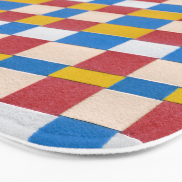 Paper Weaving Pattern #2 Bath Mat Gallery Image 3