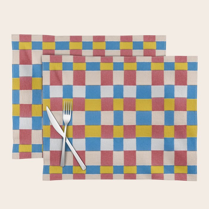 Paper Weaving Pattern #2 Placemat Gallery Image 1