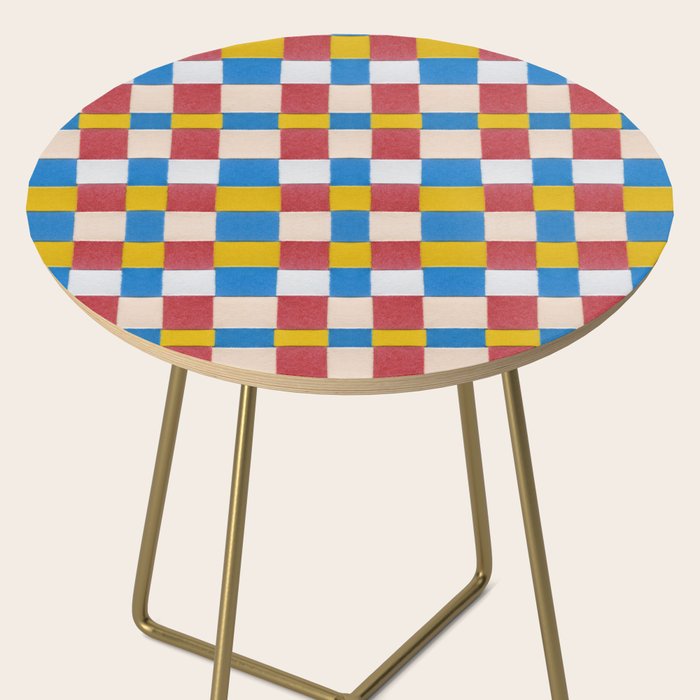 Paper Weaving Pattern #2 Side Table Gallery Image 2