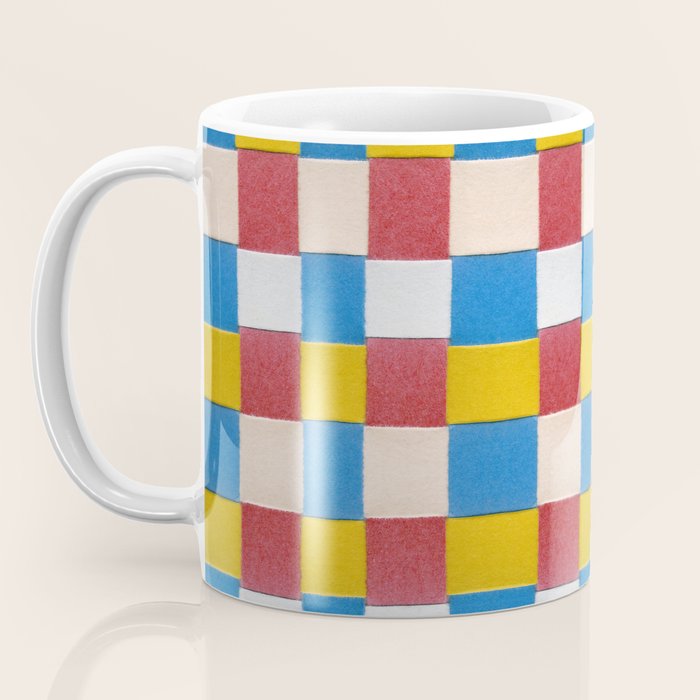 Paper Weaving Pattern #2 Coffee Mug Gallery Image 3