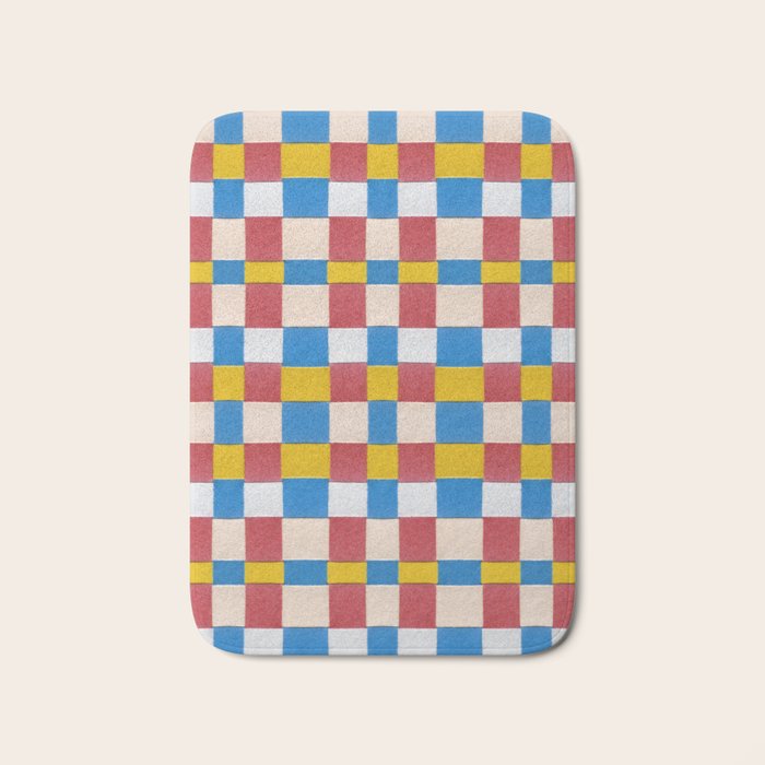 Paper Weaving Pattern #2 Bath Mat Gallery Image 1