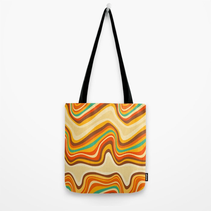 retro wave warm Tote Bag Gallery Image 2
