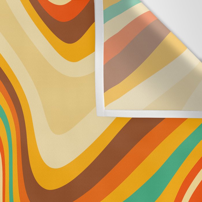retro wave warm Wall Tapestry Gallery Image 3