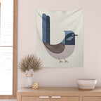 Whimsy Superb Fairywren Wall Tapestry Gallery Image 2