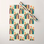 Ancient city Wrapping Paper Gallery Image 1