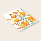 Watercolor California poppies Notebook Gallery Image 2