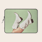 These Boots - Green Laptop Sleeve Gallery Image 1