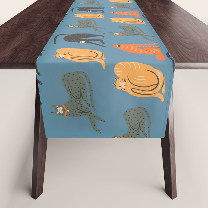 Badass gang cats Table Runner Gallery Image 1