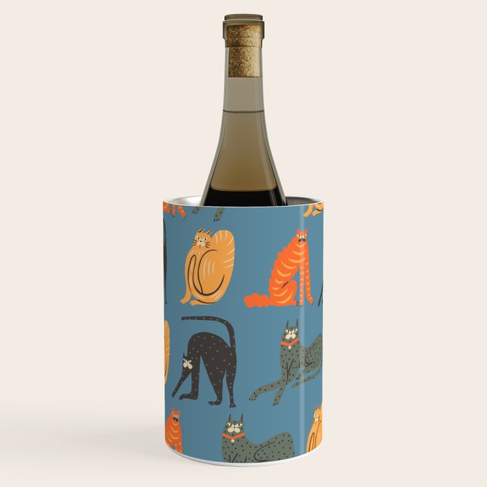 Badass gang cats Wine Chiller Gallery Image 1