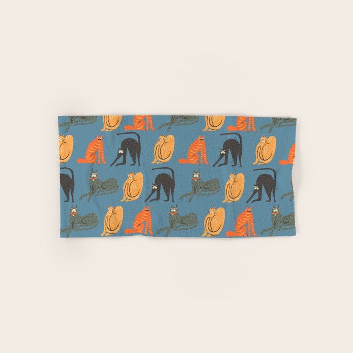 Badass gang cats Bath Towel Gallery Image 1