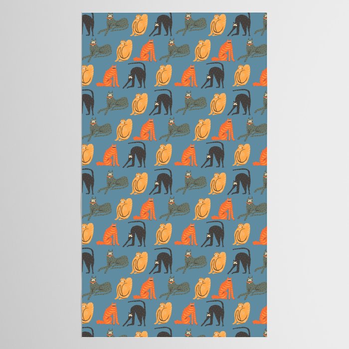 Badass gang cats Tablecloth Gallery Image 2