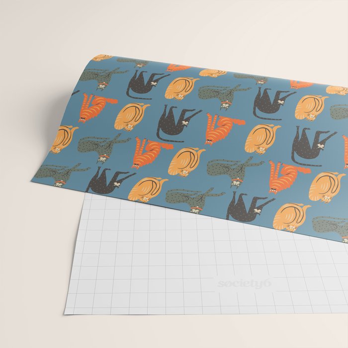 Badass gang cats Wrapping Paper Gallery Image 2