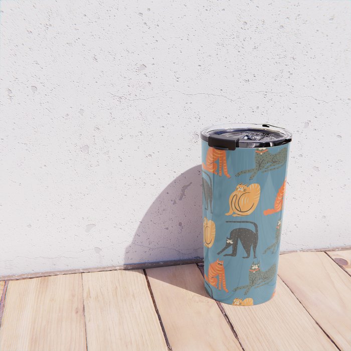 Badass gang cats Travel Mug Gallery Image 4