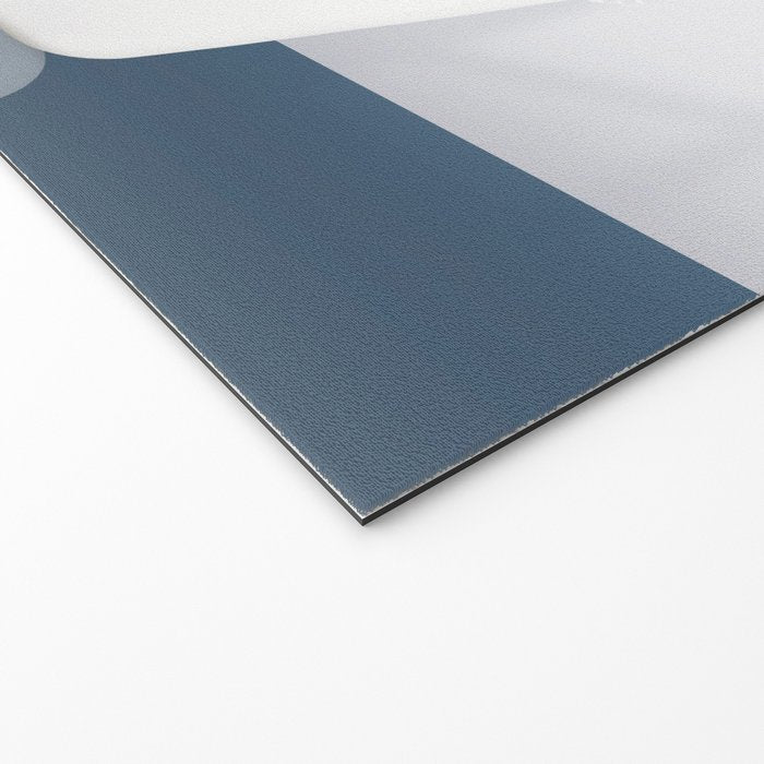 Baby Giraffe in a Bathtub Blue BG, Giraffe Taking a Bath, Bathtub Animal Art Print By Synplus Welcome Mat Gallery Image 2