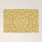 Vintage Leaves  Welcome Mat Gallery Image 1