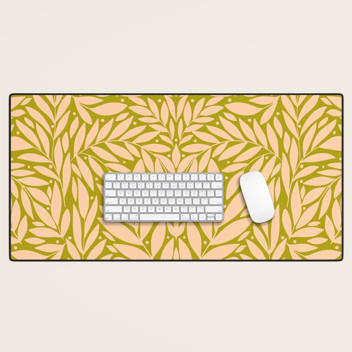 Vintage Leaves  Desk Mat Gallery Image 1