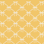 Bows & Ribbons Pattern XXI Butter Yellow Coffee Mug Gallery Image 2