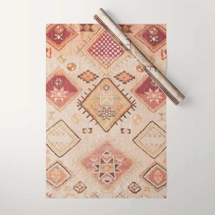 Moroccan Vintage Design Wrapping Paper Gallery Image 1