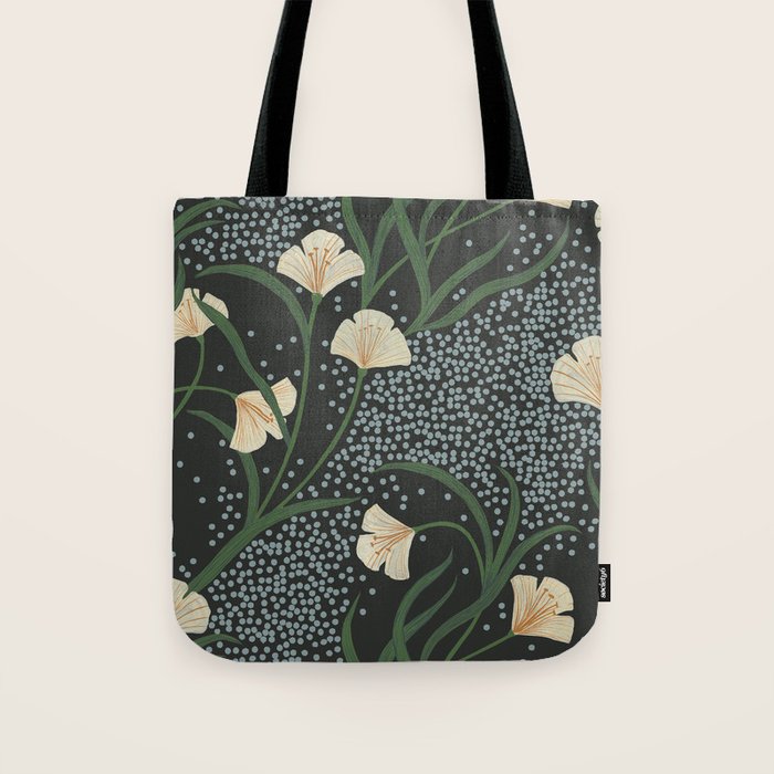 Lily Floral Tote Bag Gallery Image 1