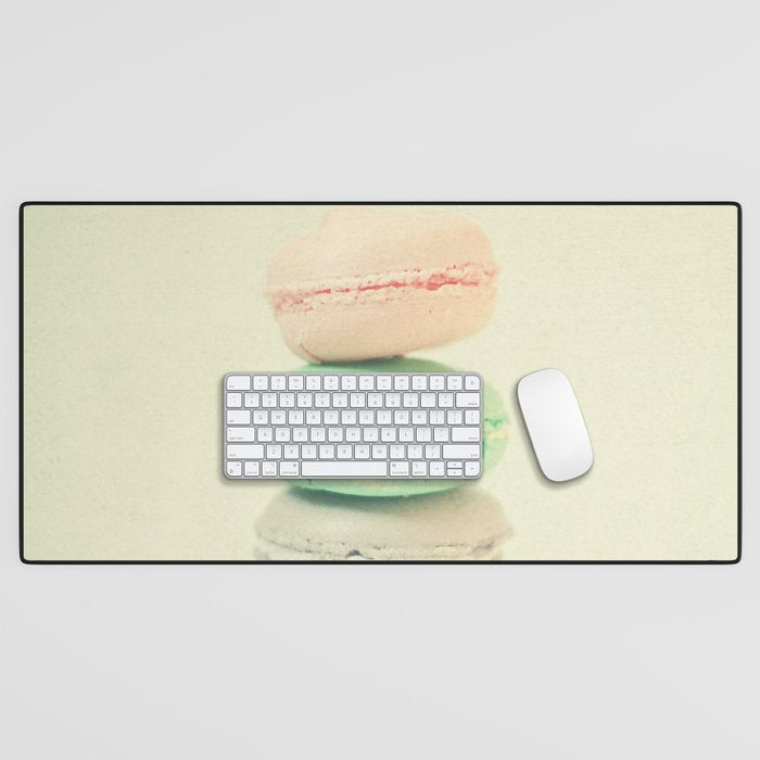 Four Macarons Desk Mat Gallery Image 1