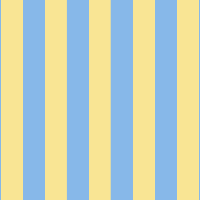 Bold Vertical Stripes Pattern - butter yellow and blue Coffee Mug Gallery Image 2