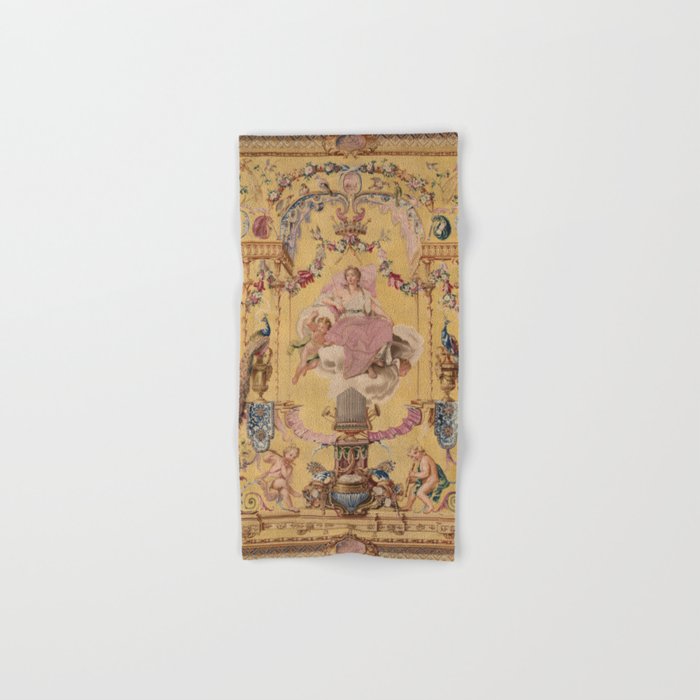 Antique 18th Century 'Portal of the Gods' French Gobelin Tapestry Bath Towel Gallery Image 1