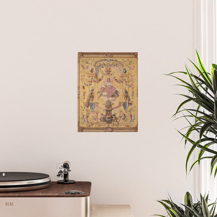 Antique 18th Century 'Portal of the Gods' French Gobelin Tapestry Poster Gallery Image 2