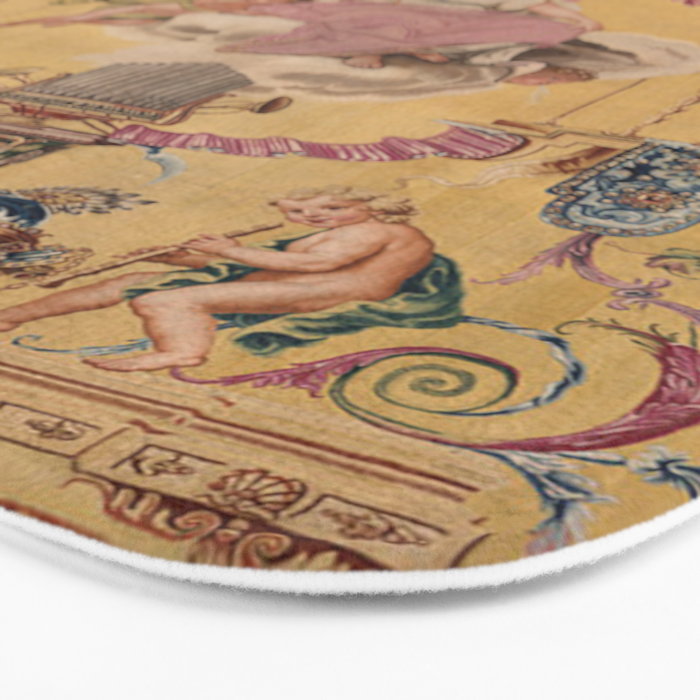 Antique 18th Century 'Portal of the Gods' French Gobelin Tapestry Bath Mat Gallery Image 3