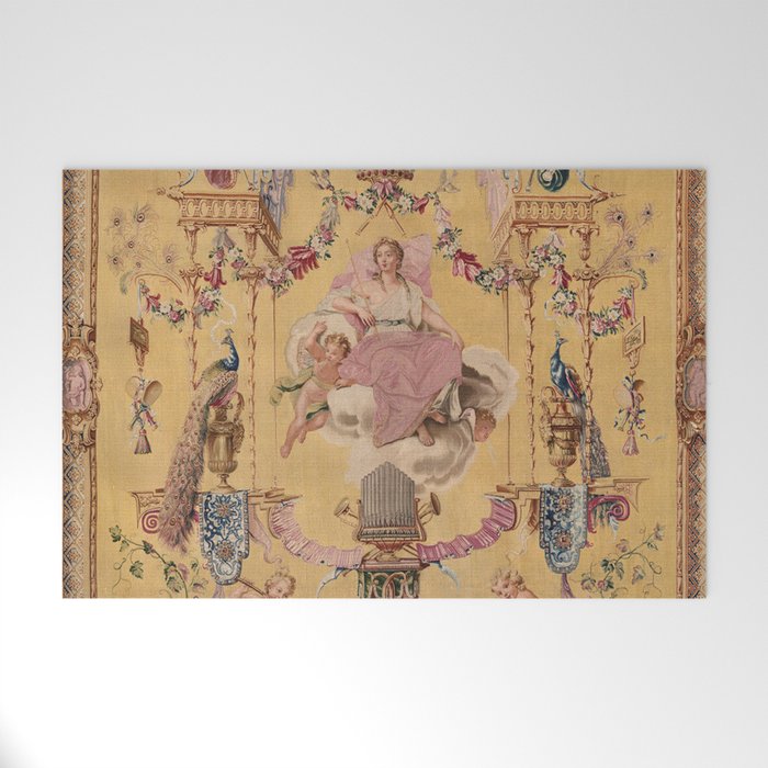 Antique 18th Century 'Portal of the Gods' French Gobelin Tapestry Welcome Mat Gallery Image 1