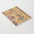 Antique 18th Century 'Portal of the Gods' French Gobelin Tapestry Notebook Gallery Image 2