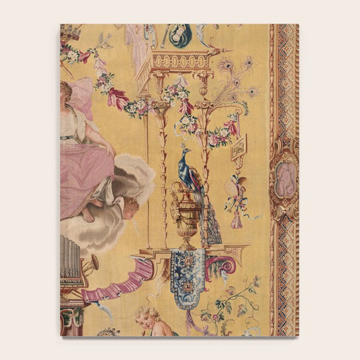 Antique 18th Century 'Portal of the Gods' French Gobelin Tapestry Notebook Gallery Image 4