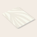 Maldives Abstract Botanical Pattern in Pale Beige Tones Notebook Gallery Image 2