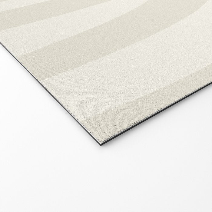 Maldives Abstract Botanical Pattern in Pale Beige Tones Welcome Mat Gallery Image 2