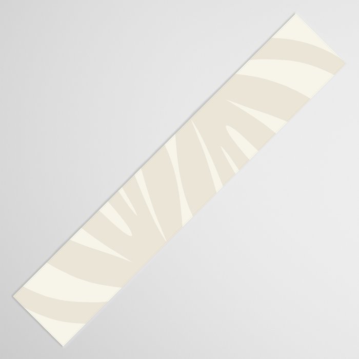 Maldives Abstract Botanical Pattern in Pale Beige Tones Table Runner Gallery Image 3