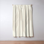 Maldives Abstract Botanical Pattern in Pale Beige Tones Window Curtain Gallery Image 3