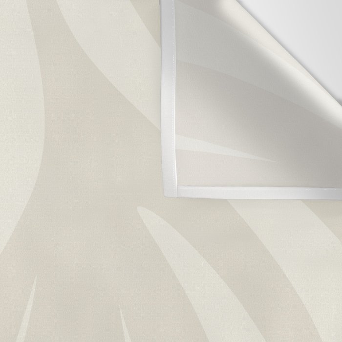 Maldives Abstract Botanical Pattern in Pale Beige Tones Wall Tapestry Gallery Image 3