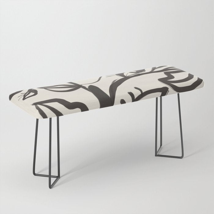 Abstract line art eyes  Bench Gallery Image 1