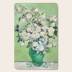 Roses by Vincent van Gogh,1890 Cutting Board Gallery Image 1