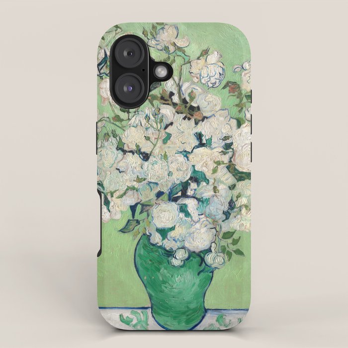 Roses by Vincent van Gogh,1890 iPhone Case Gallery Image 1