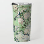 Roses by Vincent van Gogh,1890 Travel Mug Gallery Image 3