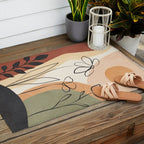 Plant Life Design 9 Outdoor Rug Gallery Image 2
