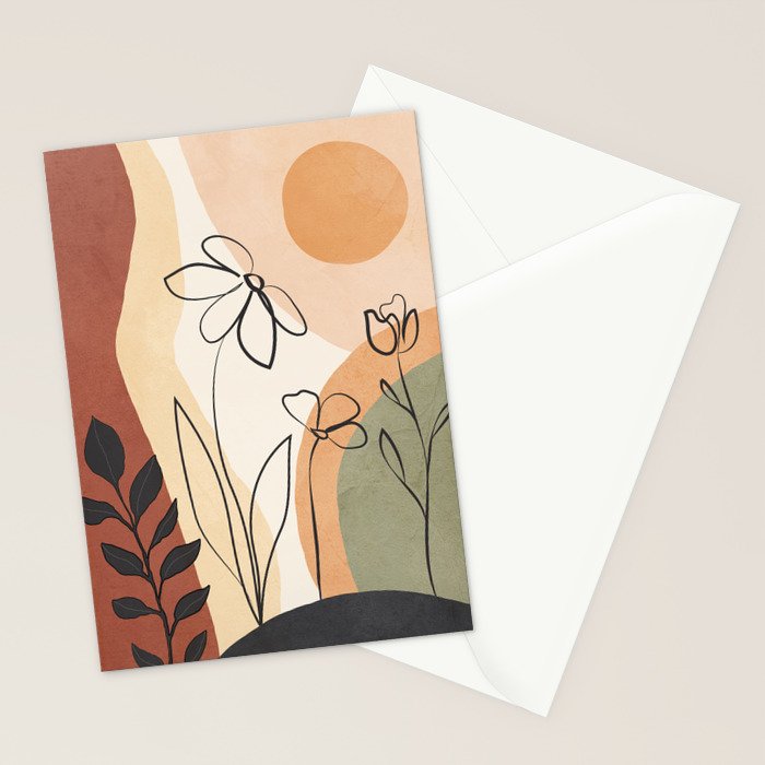 Plant Life Design 9 Stationery Card Gallery Image 2