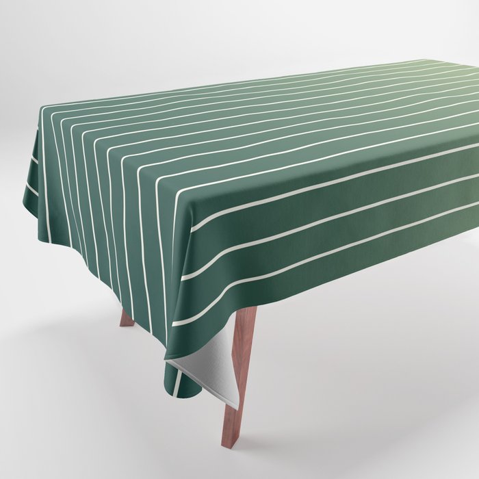 Ombre Arch XIV Green Gradient Modern Geometric Lines Tablecloth Gallery Image 1