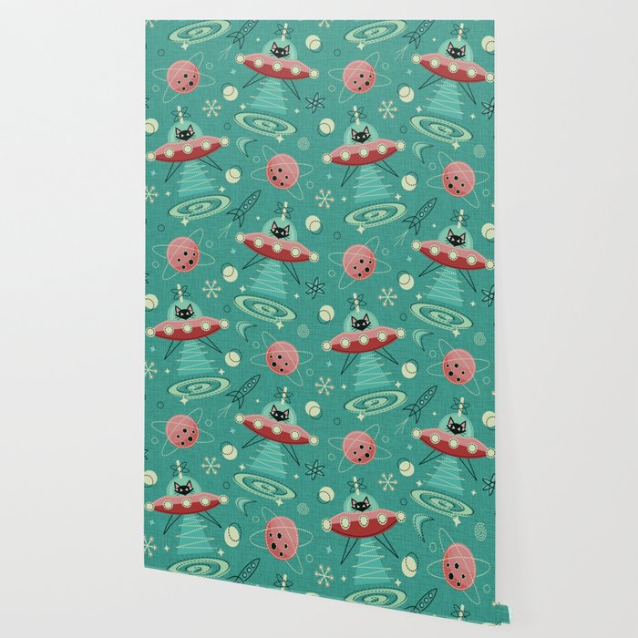 Atomic Cats in Space - ©studioxtine Wallpaper Gallery Image 2