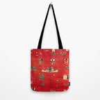 Haouz  Antique Morocco North African Pile Rug Tote Bag Gallery Image 2